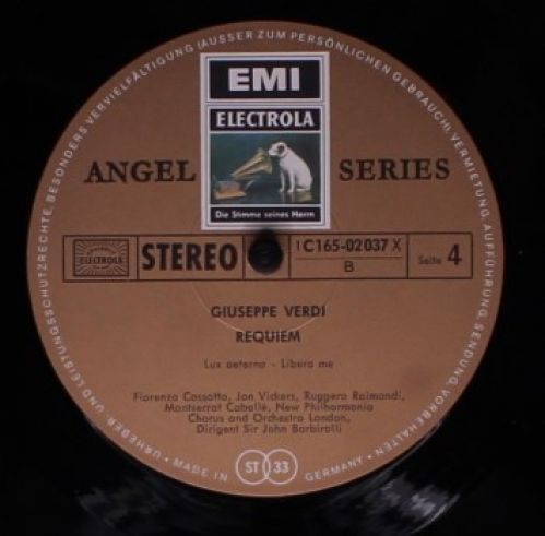 His Master's Voice 1C 165-02 036/37 X - Giuseppe Verdi, Montserr - Image 8