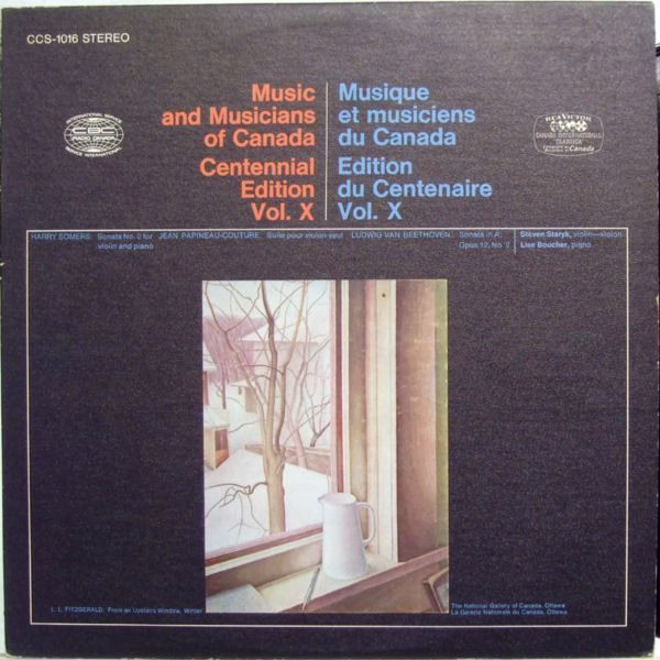 RCA Victor CCS-1016 - Harry Somers, Jean Papineau-Couture, Ludwi