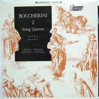 Turnabout TV 34094S - Luigi Boccherini - 2 String Quintets - Op.