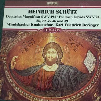 Bellaphon 680 01 020 - Heinrich Schütz, Windsbacher Knabenchor,