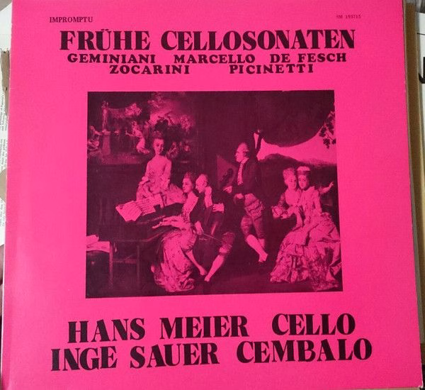 Impromptu SM 193715 - Francesco Geminiani, Benedetto Marcello, W