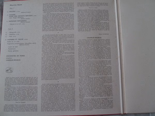 La Voix De Son Maître 2C 069-10239 - Maurice Ravel, Charles Munc - Image 2