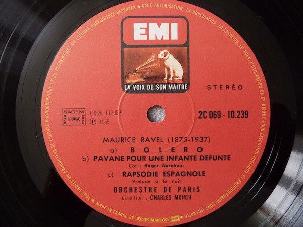 La Voix De Son Maître 2C 069-10239 - Maurice Ravel, Charles Munc - Image 9