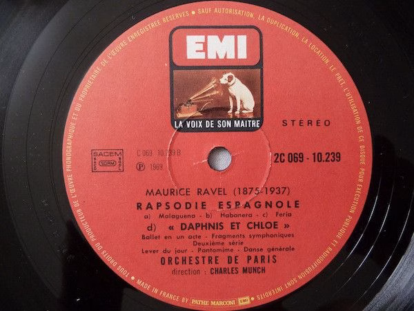 La Voix De Son Maître 2C 069-10239 - Maurice Ravel, Charles Munc - Image 10