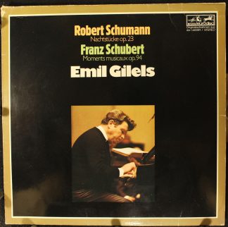 Eurodisc 80 155 PK - Robert Schumann, Franz Schubert, Emil Gilel