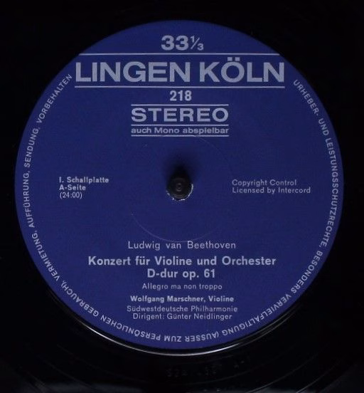Lingen Köln 218 - Ludwig van Beethoven - Konzerte Sonaten Romanz - Image 4