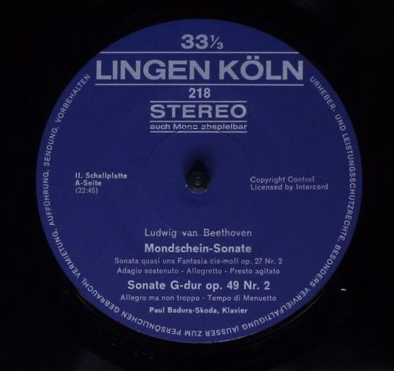 Lingen Köln 218 - Ludwig van Beethoven - Konzerte Sonaten Romanz - Image 5