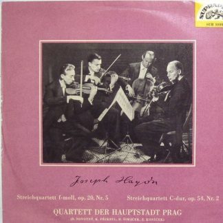 Supraphon SUB 10088 - Joseph Haydn, Quartett Der Hauptstadt Prag