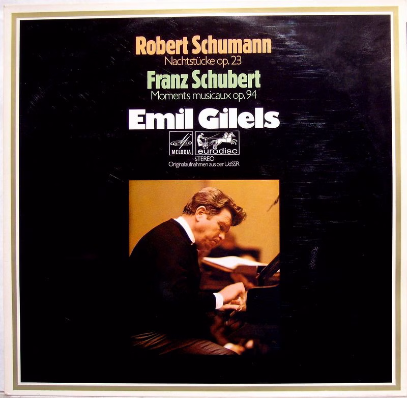 Eurodisc 80 155 PK - Robert Schumann, Franz Schubert, Emil Gilel - Image 2
