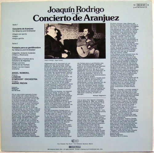 Die Stimme Seines Herrn 1C 063 02 921 Q - Joaquín Rodrigo, Angel - Image 2