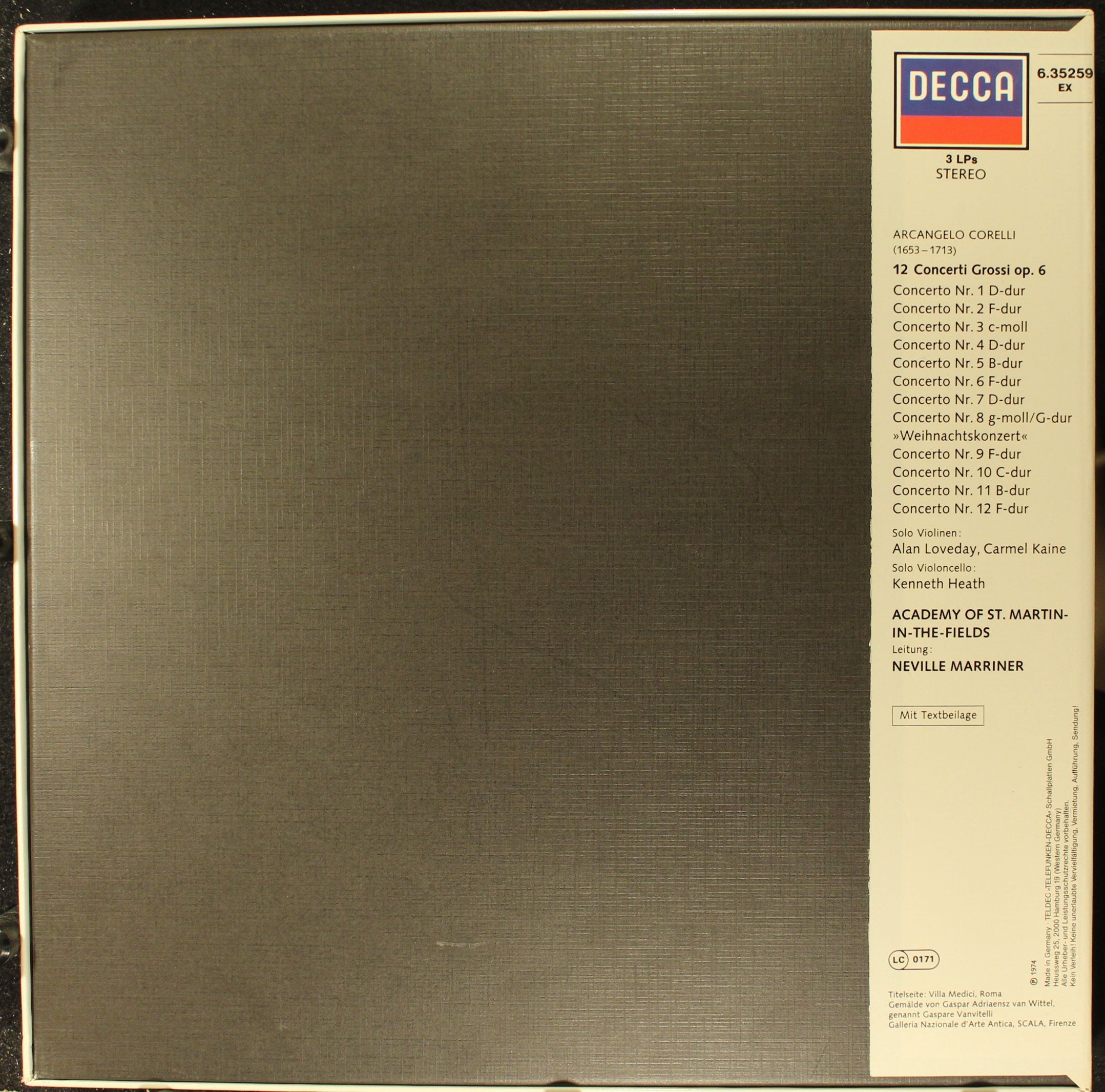 DECCA 6.35259 EX - Arcangelo Corelli, The Academy Of St. Martin- - Image 2