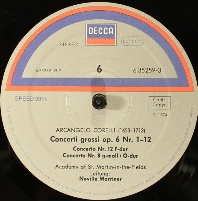 DECCA 6.35259 EX - Arcangelo Corelli, The Academy Of St. Martin- - Image 6