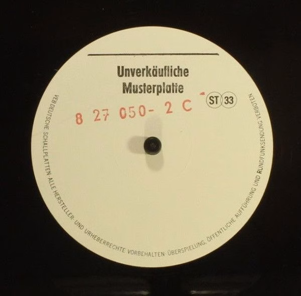 Not On Label 8 27 050 - Georg Friedrich Händel, Werner Tast, Iso