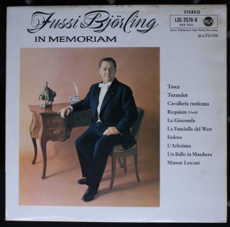 RCA Victor Red Seal LSC 2570-B - Jussi Björling - In Memoriam
