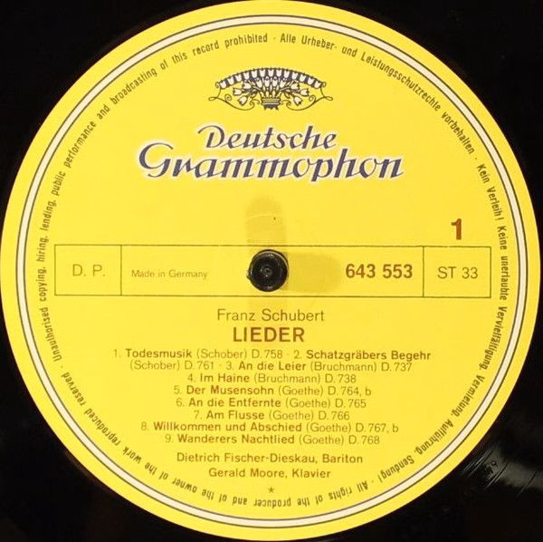 Deutsche Grammophon 2720 006 - Franz Schubert, Dietrich Fischer- - Image 8