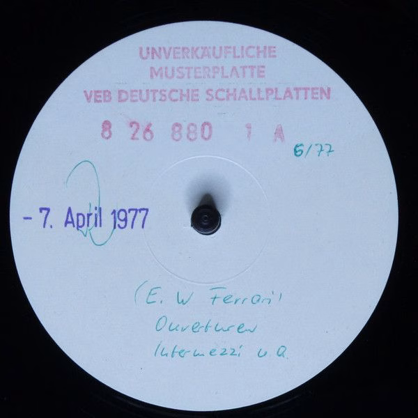 Not On Label 8 26 880 - Ermanno Wolf-Ferrari, Heinz Rögner - Orc