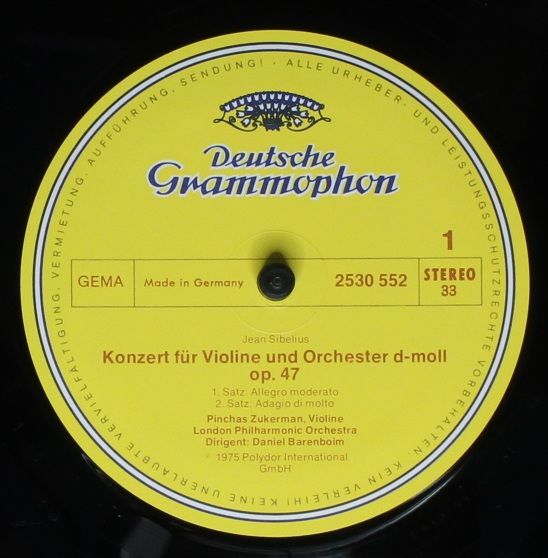 Deutsche Grammophon 2530 552 - Jean Sibelius, Ludwig van Beethov - Image 3
