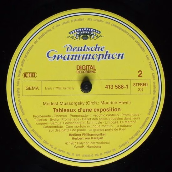 Deutsche Grammophon 413 588-1 - Modest Mussorgsky, Maurice Ravel - Image 4