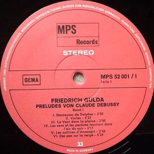 MPS MPS 52001 - Claude Debussy, Friedrich Gulda - 24 Préludes - - Image 2