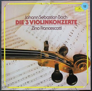 Deutsche Grammophon 410 684-1 - Johann Sebastian Bach - Die 3 Vi