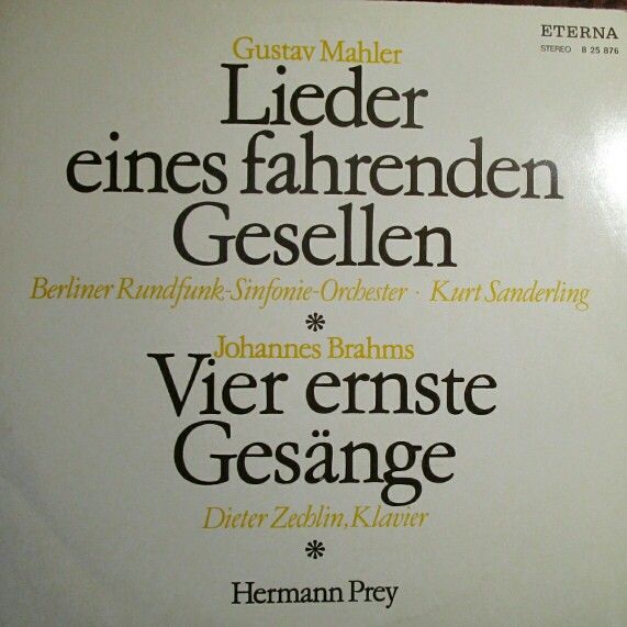 Eterna 8 25 876 - Gustav Mahler, Johannes Brahms, Rundfunk-Sinfo