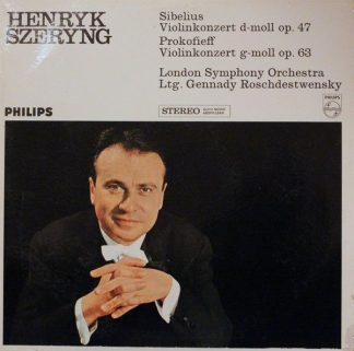 Philips 835 357 LY - Henryk Szeryng, Jean Sibelius, Sergei Proko