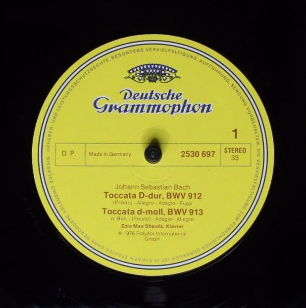 Deutsche Grammophon 2530 697 - Zola Shaulis, Johann Sebastian Ba - Image 3