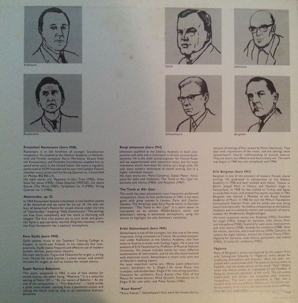 Philips 839 705 LY - Various - Contemporary Finnish Music 3 - Image 3