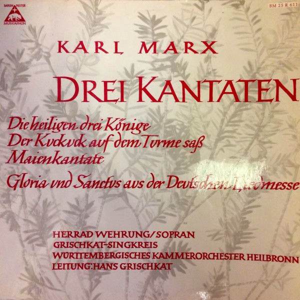 Bärenreiter-Musicaphon BM 25 R 611 - Karl Marx (3), Herrad Wehru