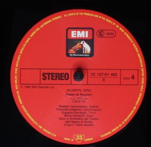 His Master's Voice 1c 137-01-461/62 - Giuseppe Verdi, Tullio Ser - Image 8
