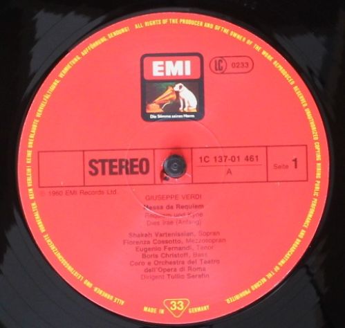His Master's Voice 1c 137-01-461/62 - Giuseppe Verdi, Tullio Ser - Image 5