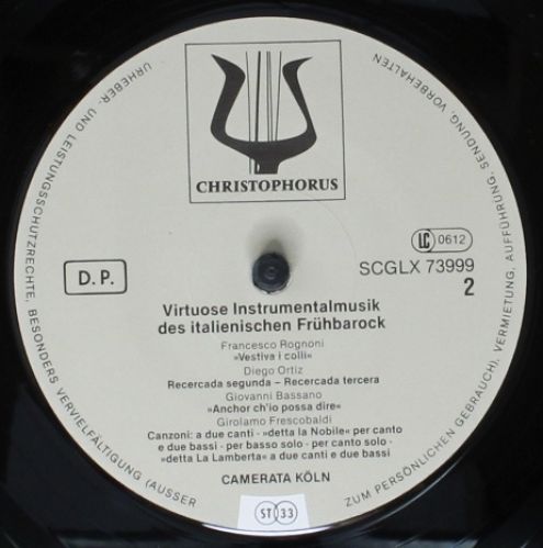 Christophorus SCGLX 73999 - Camerata Köln - Virtuose Instrumenta - Image 6