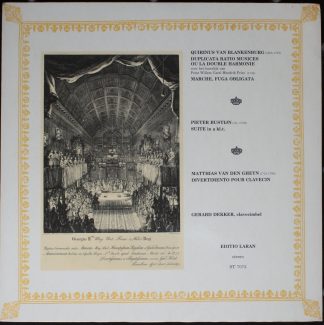 Editio Laran St 7072 - Quirinus Van Blanckenburg, Pieter Bustijn