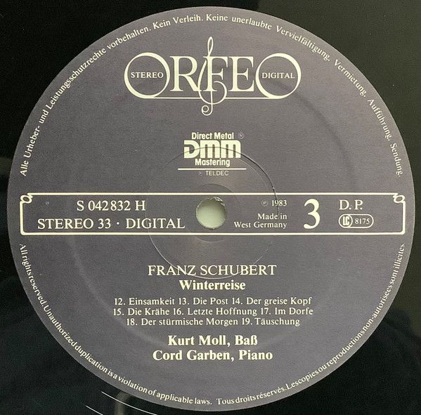 Orfeo (2) S 042832 H - Franz Schubert, Kurt Moll, Cord Garben - - Image 5