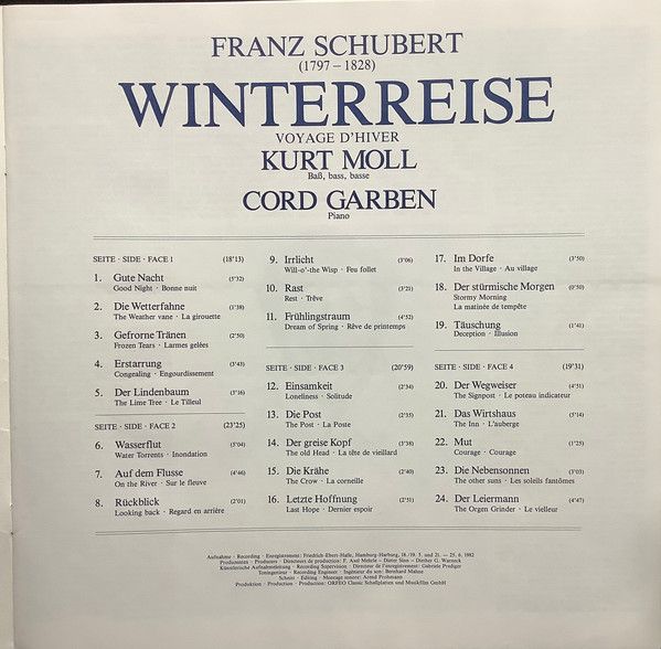 Orfeo (2) S 042832 H - Franz Schubert, Kurt Moll, Cord Garben - - Image 9