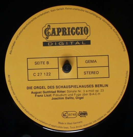 Capriccio C 27 122 - Joachim Dalitz - Romantische Orgelmusik = R - Image 6