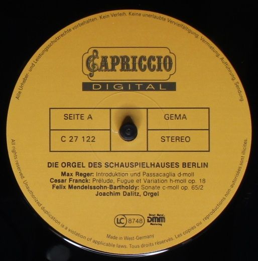 Capriccio C 27 122 - Joachim Dalitz - Romantische Orgelmusik = R - Image 5