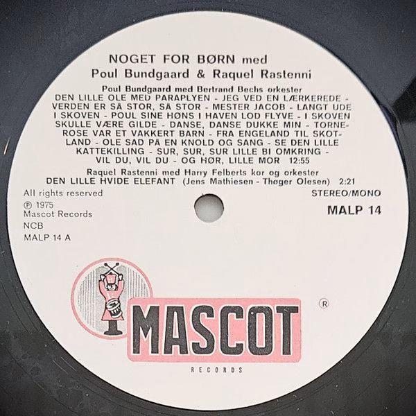 Mascot Records (4) MALP 14 - Poul Bundgaard, Raquel Rastenni - N - Image 3