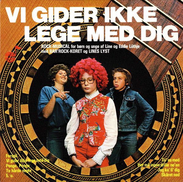 Populær Musik LP PM 1817 - Line Lüthje, Eddie Lüthje, Bar'Rock,