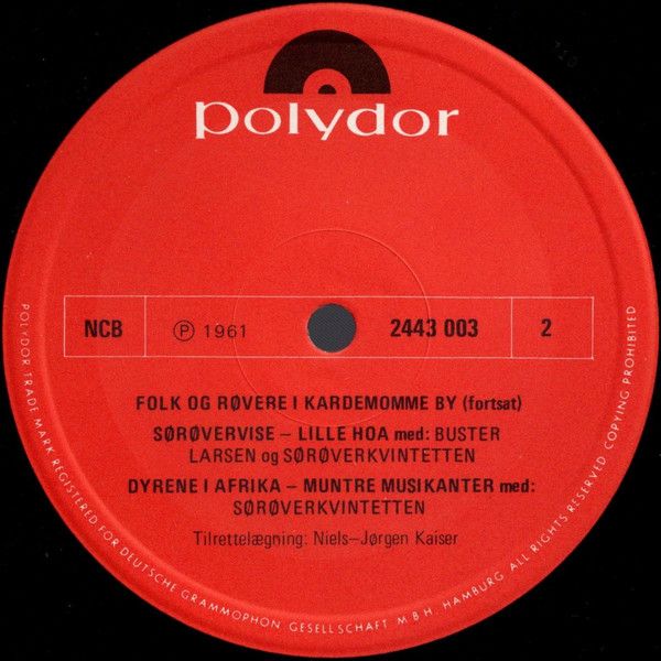 Polydor 2443 003 - Various - Folk Og Røvere I Kardemomme By / Sø - Image 4