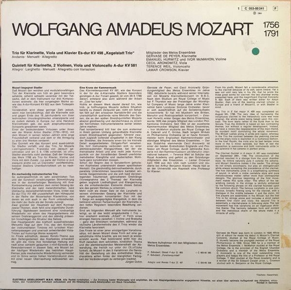 Die Stimme Seines Herrn 1C 053-00 241 - Wolfgang Amadeus Mozart, - Image 2