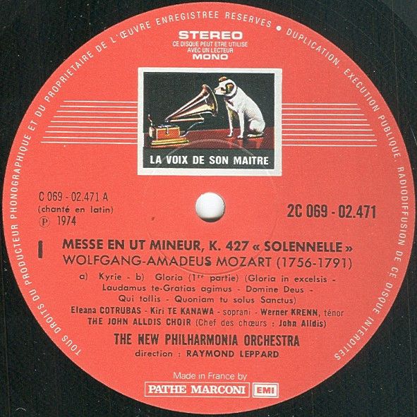 La Voix De Son Maître 2C 069-02471 - Wolfgang Amadeus Mozart, Il - Image 5