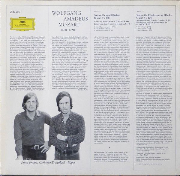 Deutsche Grammophon 2530 285 - Wolfgang Amadeus Mozart, Christop - Image 2