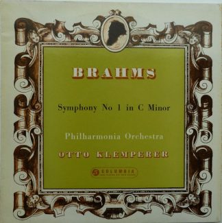 Columbia 33CX 1504 - Johannes Brahms, Philharmonia Orchestra, Ot