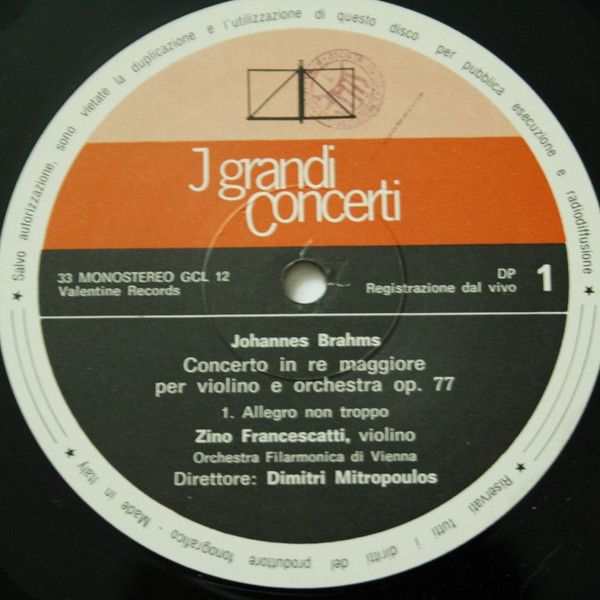 Longanesi Periodici GCL 12 - Johannes Brahms, Zino Francescatti, - Image 3