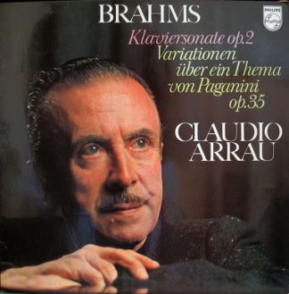 Philips 9500 066 - Johannes Brahms, Claudio Arrau - Klaviersonat