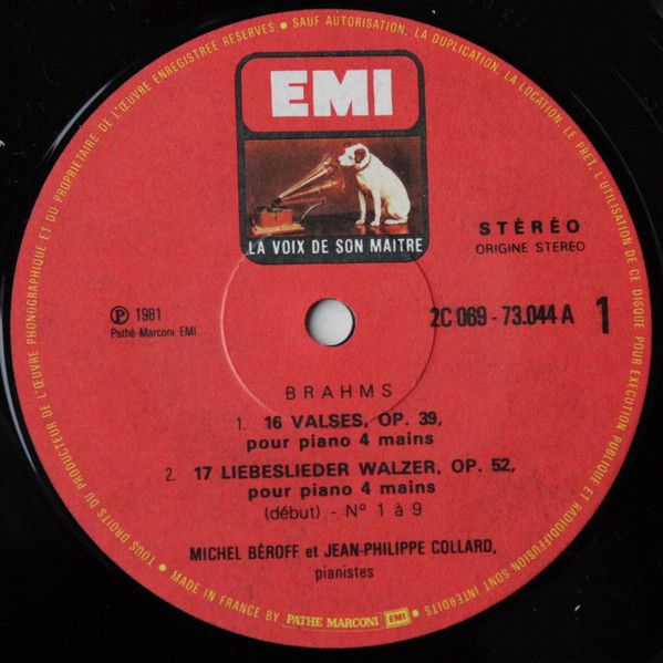 La Voix De Son Maître 2C 069-73044 - Johannes Brahms, Michel Bér - Image 4