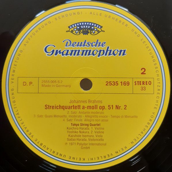 Deutsche Grammophon 2535 169 - Joseph Haydn, Johannes Brahms, To - Image 4