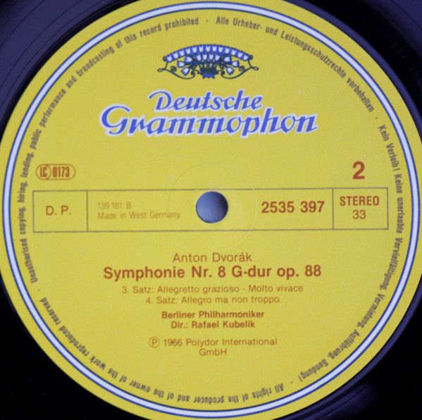 Deutsche Grammophon 2535 397 - Antonín Dvořák, Berliner Philharm - Image 4