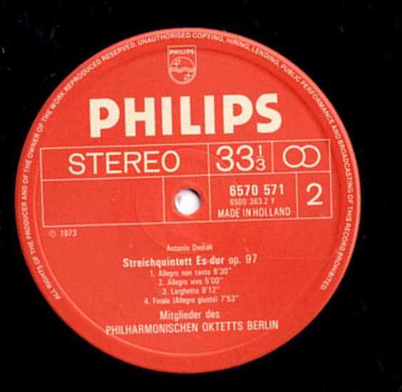 Philips 6570 571 - Antonín Dvořák, Stephen Bishop-Kovacevich, Ph - Image 3